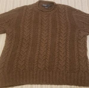 Polo knit sweater